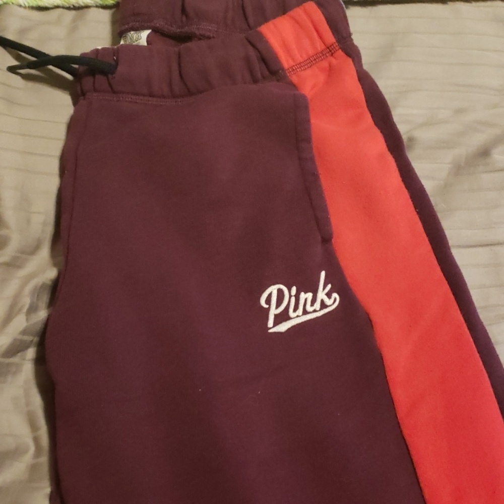 Pink sweat pants